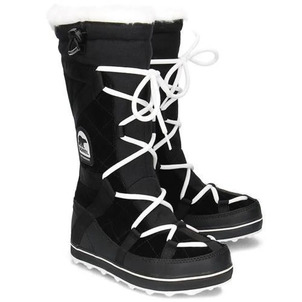 Sorel Black Glacy Explorer Boots